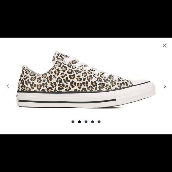 Chuck Taylor All Star Low Top cheetah M 12 W 14 - Picture 2 of 12